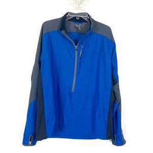 REI Men's Blue & Grey Long Sleeve Pullover Sweatshirt Size XL